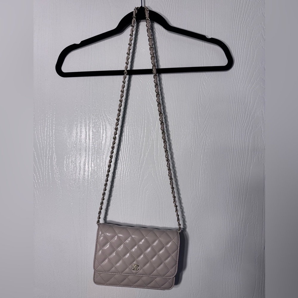 Quilted purse.